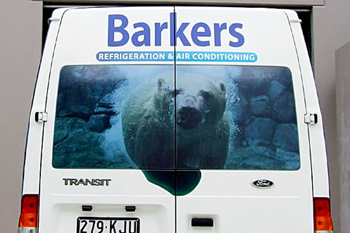 Vehicle Window Signage | Clear Vision | Quality Choice Signs Sunshine Coast