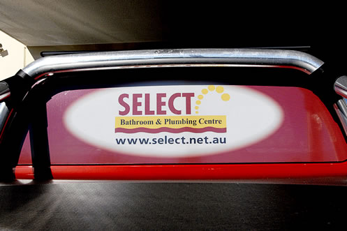 Vehicle Window Signage | Clear Vision | Quality Choice Signs Sunshine Coast